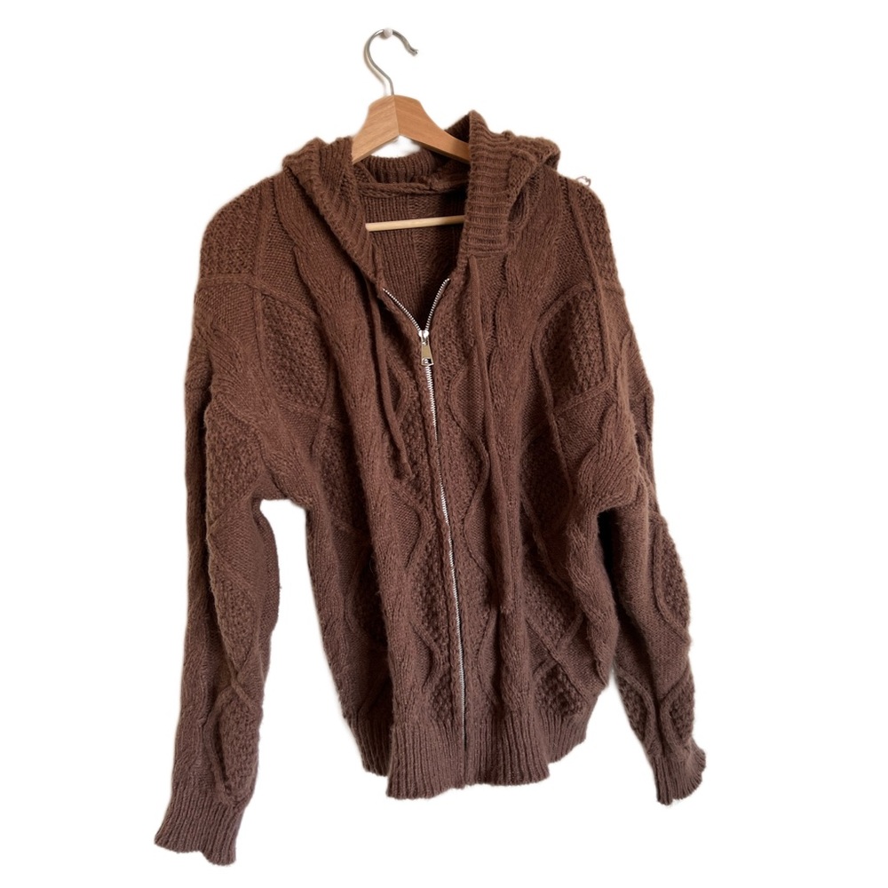 Brown Sweater Hoodie